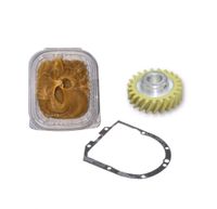 Kitchenaid Reparatur Set Getriebedichtung Dichtung, Zahnrad Worm Gear und Getriebefett 200g für Küchenmaschine 5KSM90, 5KSM45, 5KSM150, 5KSM156, 5KSM125, 5KSM175, 5KPM