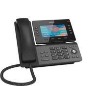 Snom D862 IP Telefon PoE, SIP Tischtelefon, 5" IPS-Farbdisplay 1280 x 720 Pixel, 12 SIP-Ident,39/8 Programmierbare Funktionstasten, USB, WiFi NFC, Bluetooth, Schwarz, 00004535