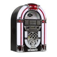 Arizona Jukebox, BT, UKW-Radio, USB, SD, MP3, CD-Player, schwarz