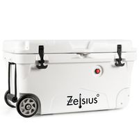 Chladicí box Zelsius bílý 50 litrů s kolečky | Chladicí box pro kempování v autě