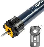 Somfy S&SO RS100 io 20/17 elektronischer Funk Rollladenmotor inkl. SW60 Adapter Flansch-Antriebslager (9703948)