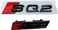 Originálne Audi Q2 SQ2 Black Edition emblém nápis logo emblém čierny lesklý zadný + mriežka chladiča