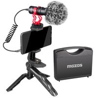 Kamera-Richtmikrofon Aufnahmemikrofon Shotgun Mikrofon für Handy DSLR-Kamera Camcorder Smartphone