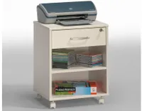 MAJA-Möbel 4025 5535 Rollcontainer, weiß uni, Abmessungen BxHxT: 45,6 x 59,11 x 36 cm