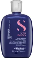 Alfaparf Milano Semi Di Lino Blonde Intense Anti-Yellow Low Shampoo neutralisierte Shampoo für blondes Haar 250 ml