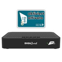 DigiQuest Q20 Tivusat-HD Sat-Receiver DVB-S2 + Karte Aktiviert