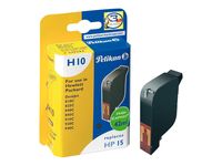 Pelikan Inkjet Cartridge H10 replaces HP 15 - black - 42 ml - Tinte auf Pigmentbasis - Schwarz - HP DeskJet 3810 - 3816 - 3820 - 3822 - 810C - 812C - 816C - 825C - 825Cvr - 840 - 841C - 842C - 843C - 845C,... 1 Stück(e) - Hohe (XL-) Ausbeute - 0 - 40 °C