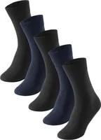 Schiesser 5er Pack Bluebird Socken Langanhaltende Frische, Druckfreier Bund, Besonders pflegeleicht