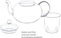 Melina Teeset Teekanne 1,3l mit 6 x Gläser 200ml Teeservice 7-teilig aus Glas Melina Teeset Teekanne 1,3l mit 6 x Gläser 200ml Teeservice 7-teilig aus Glas