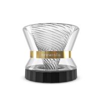 Brewista doppelwandiger Glas Kaffeefilter Tornado Duo Double Wall Glass Dripper Size 1  BV4058TDG