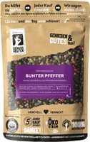 Bunter Pfeffer, ganz, aromatische Pfefferkörner bunt, zum Kochen von herzhaften Speisen, 150g