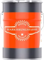 BEKATEQ LS-820 Straßenmarkierungsfarbe seidenmatt, 5l Silbergrau, Markierungsfarbe, Fahrbahnmarkierung, Parkplatzmarkierung