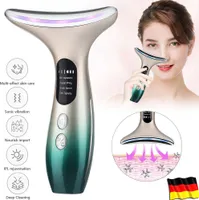 Nacken Gesicht Massagegerät 4Modi EMS Vibration Magnetothermie-Therapie zur Hautstraffung/Lifting/Anti-Falten
