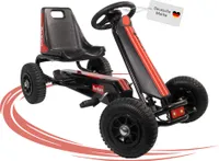 Go Kart Tretauto für Kinder von 4 bis 6 Jahre, Kinderfahrzeug mit Luftreifen