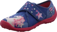 Fischer Markenschuh Mädchen Hausschuh Boogy blau/pink
