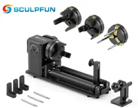SCULPFUN RA PRO MAX: 4-in-1 Rotationsmodul, Drehwalze mit 180° verstellbarem Winkel auf runden Objekten, SCULPFUN Zubehör