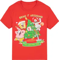 SpongeBob SquarePants - T-Shirt für Kinder NS7887 (104) (Rot)