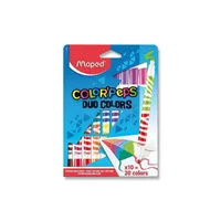 Popisovače Colorpeps Duo 10=20 farieb MAPED