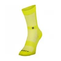Scott Performance No Shortcuts Crew Socks Sulphur Yellow/Black 45-47 Cyklo ponožky