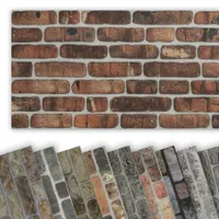 AS Country Stone - Wandverkleidung Steinoptik - Einfache Montage, 10 Stück, Wandpaneele Steinoptik für Innen- und Außenbereich - Wandverkleidung  Stein Styropor - 3D Paneele Wand