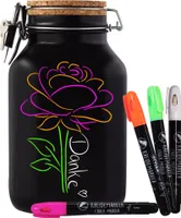 Spardose Geld Geschenk Ideen Neon Beschriftung bunt Größe XXL 3 Liter