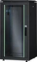 DIGITUS Netzwerkschrank Unique  26HE 1342x600x1000mm schwarz (Speditionsversand)