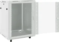 vidaXL 15U Netzwerkschrank auf Rollen 19" IP20 60x45x86 cm