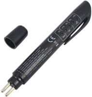 Boomersun Bremsflüssigkeitstester Prüfgerät Pen Wassergehalt Tester mit 5 LED Anzeige Für Bremsflüssigkeiten DOT 3/4/5