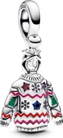 Pandora Přívěsek s přívěskem Dámský vánoční svetr Stříbro 793596C01