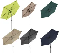 Ø300cm Aluminium - Sonnenschirm - Gartenschirm - Kurbelschirm UV30