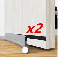 96CM Zugluftstopper 2er set Grau Türdichtung Zugluftstopp Türisolierung Tür Zugluft