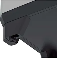 Keter Recyclingschrank Split Premium Grau und Schwarz 92 cm