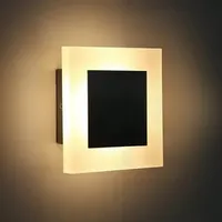 ZMH LED Wandleuchte Moderne Innen rund 3000K warmweißes Nicht Dimmbar