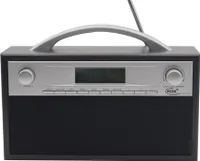 ELTA DAB-7000.1 DAB+ Radio, Holzgehäuse, Schwarz/ Grau