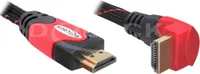 DELOCK Kabel HDMI Ethernet A -> A St/St 3.00m 90° dolny 4K