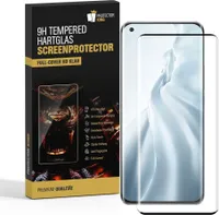 2x 9H Panzerglas für Xiaomi Mi 11 FULL CURVED Displayschutz Schutzglas Panzerfolie Schutzfolie Displayglas Hartglas echtes Tempered Sicherheitsglas Glasfolie