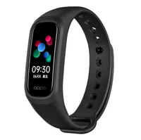 INF Silikon-Uhrenarmband für Oppo Band / OnePlus Band Schwarz