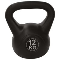 kettlebell PVC 12 kg czarny