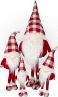 Wichtel aus Stoff, Weihnachtswichtel 4er Set, Weihnachtsdeko