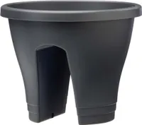 Elho Pflanztopf Flower Bridge anthrazit Ø 30 cm