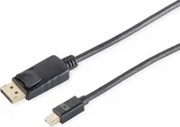 Mini Displayport/ Displayport, 1.2, 4K, schwarz 1m
