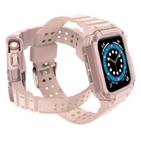 Ochranný remienok s puzdrom pre Apple Watch 7/6/5/4/3/2/Se 45/44/42Mm Pink