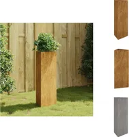 vidaXL Kvetináč 30x26x75 cm Corten oceľ - Kvetináče a sadenice