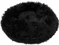 Weiches Bett für Hunde/Katzen, schwarz, 40 cm