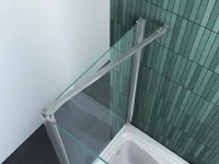 Eck-Duschtrennwand INTREXO 70 (Badewanne)