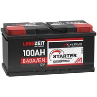 LANGZEIT Autobatterie 100AH 12V Batterie 30% mehr Startleistung ersetzt 88Ah 90Ah 92Ah 95Ah 100Ah