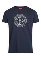 DERBE HAMBURG JF BARSCH MONO GOTS Herren T-Shirt Sea Shepherd, Größe:L, Farbe:Navy / Off White
