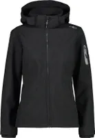 Cmp Dámska Bunda Na Zips S Kapucňou Nero Nero 44