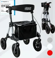 Lösch Reha Rollator TABAS Silber Größe L