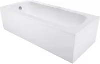 Mexen Vega Badewanne rechteckig 130 x 70 cm mit Verkleidung, Weiß - 55011307000X